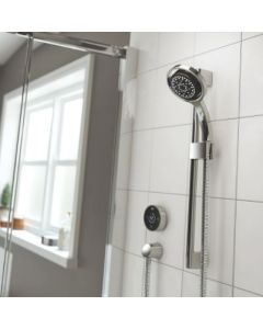 Wireless digital shower mixer chrome