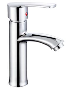 Bathroom Basin Mixer With Handle For Cold Hot Water