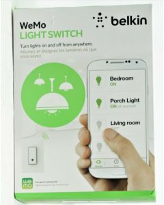 Belkin Wemo Light Switch, WiFi enabled, Works with Alexa and the Google Assistant