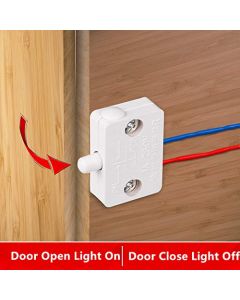 Automatic Cabinet Door Switch for closet lights, Cabinet Lights, Wardrobe, Cabinet, Pantry etc.