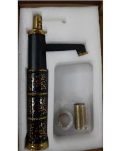 Gold and Black Marble Tap Basin Mixer Tap Hot and Cold Water