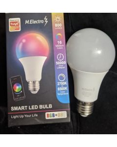 MElectric Color changing Bulb - LED Smart Bulb 16 million colors -- Mobile Operated 