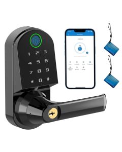 Smart Digital Door lock with Remote control - 6 unlock methods - Bluetooth Mobile App Connection