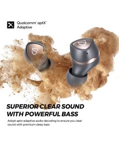 Soundpeats Sonic Wireless Earbuds Bluetooth 5.2, Immersive Bass, 35 Hrs Playtime