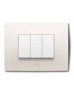 white-cover-plate-abb-chiara-3-module-with-switches