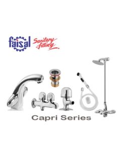 Faisal Sanitary capri series 3907 8 pieces Complete Bath Set