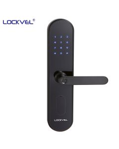 LOCKVEL Touch Screen WiFi Smart Lock, Fingerprint/ Bluetooth/ Password/ Card/ Key Unlock 