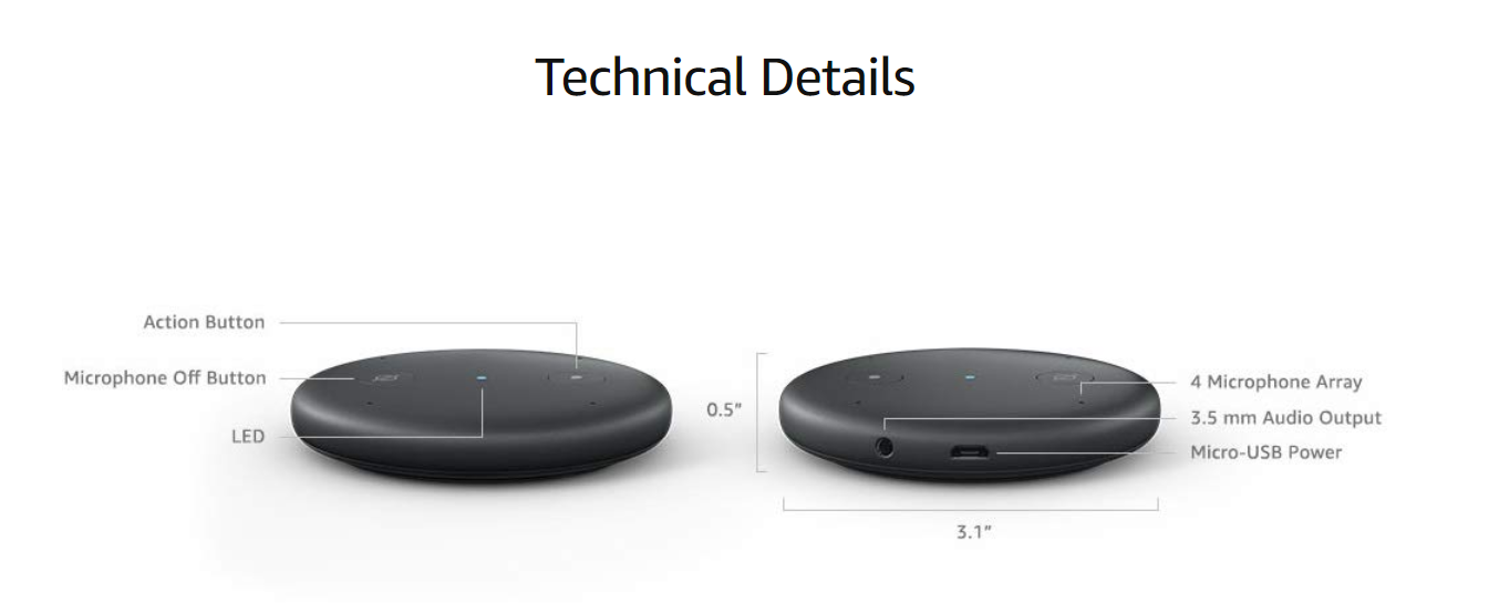 echo-input-technical-specifications
